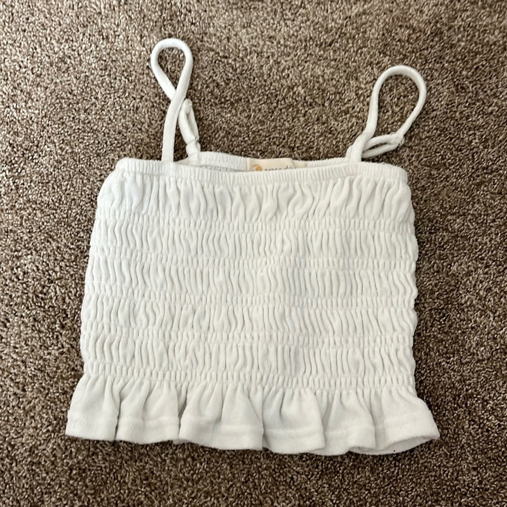 white towel top